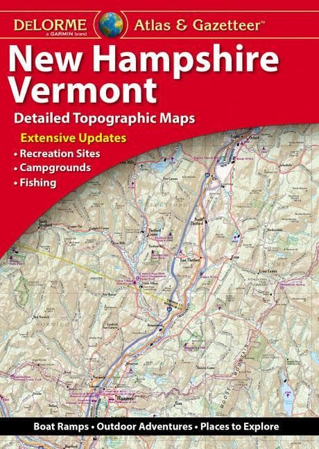 Delorme Atlas & Gazetteer New Hampshire/Vermont