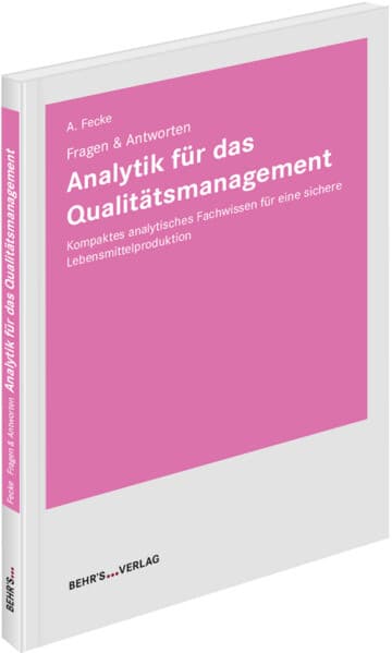 Analytik für das Qualitätsmanagement