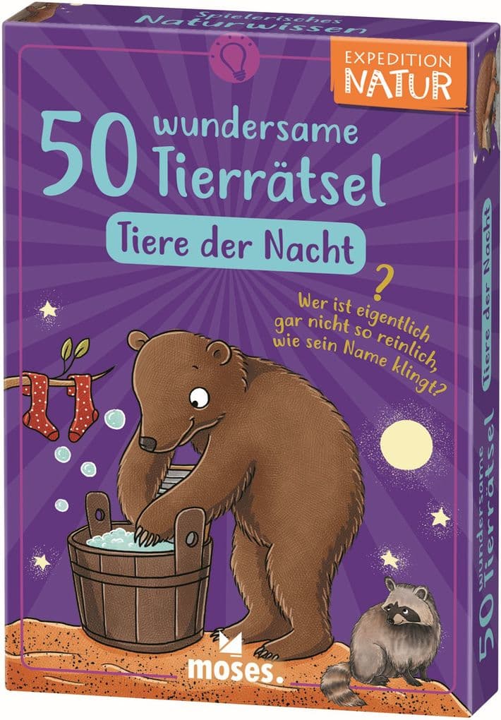 moses. - Expedition Natur 50 w. Tierrätsel Tiere der Nacht