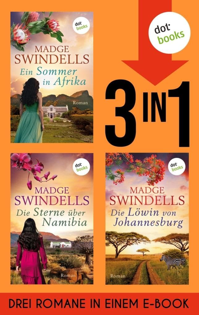 Ein Sommer in Afrika, Die Sterne über Namibia und Die Löwin von Johannesburg