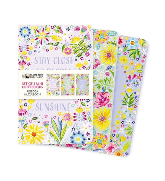 Rebecca McCulloch: Positivity Set of 3 Mini Notebooks