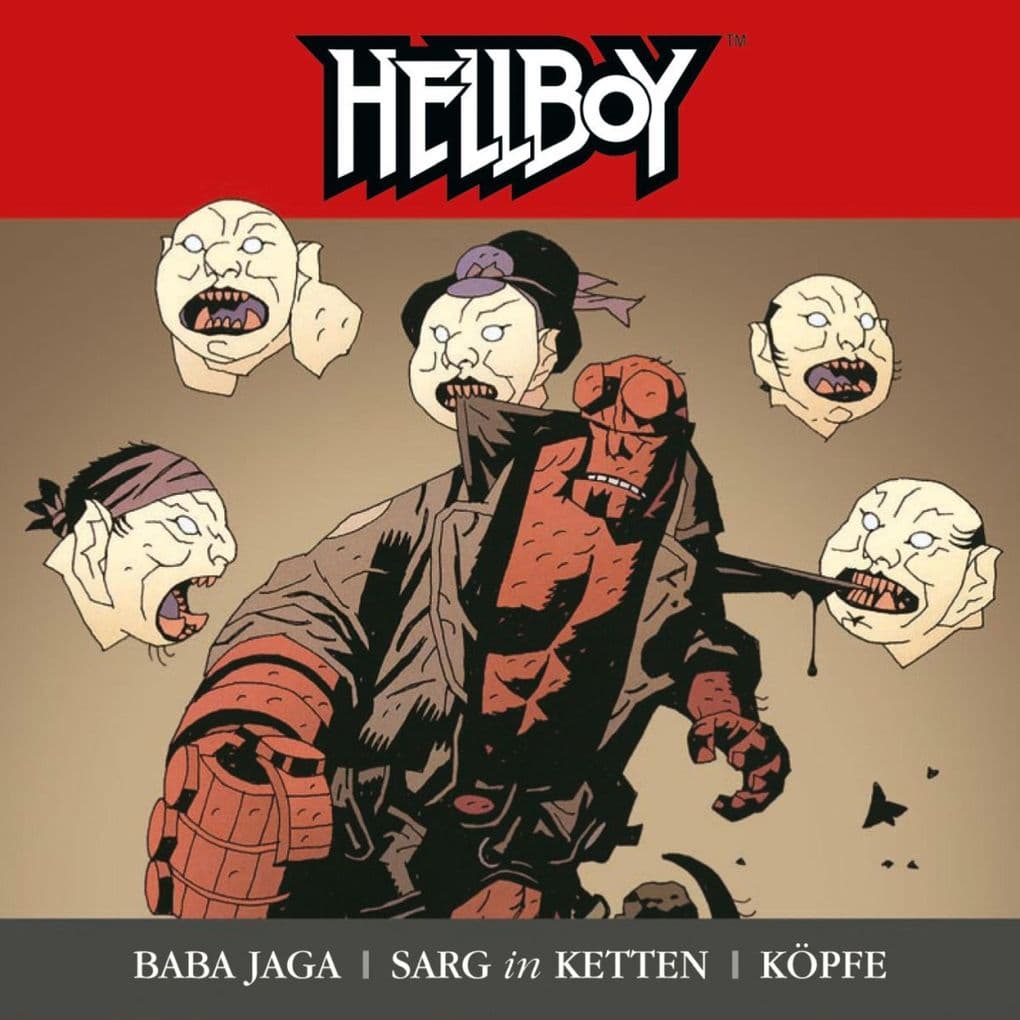 Baba Jaga & Köpfe / Sarg in Ketten