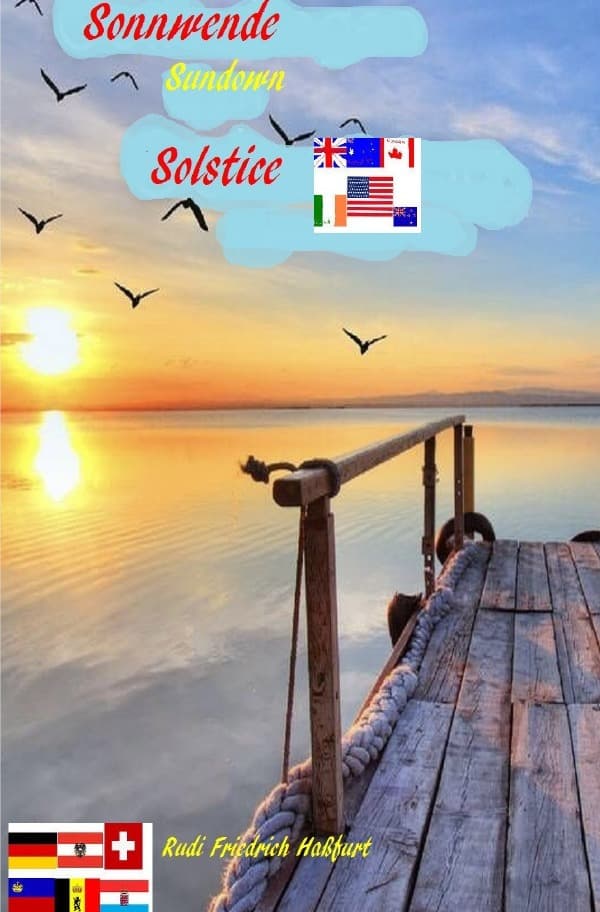 Sonnwende Solstice Sundown D UK US: Johannisfeuer June 24th