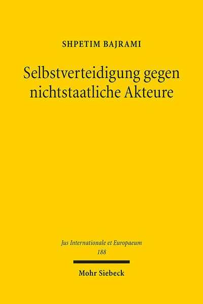 Selbstverteidigung gegen nichtstaatliche Akteure
