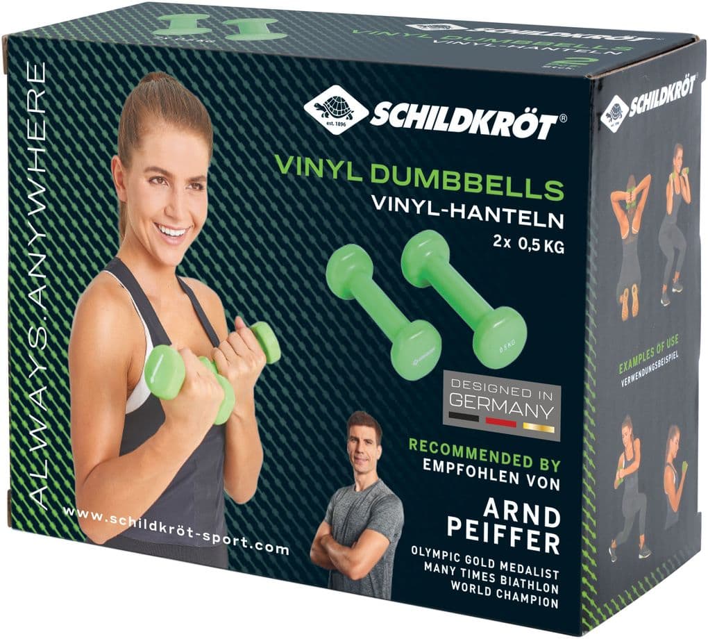 Schildkröt Fitness - Vinyl Hanteln 0,5kg Set
