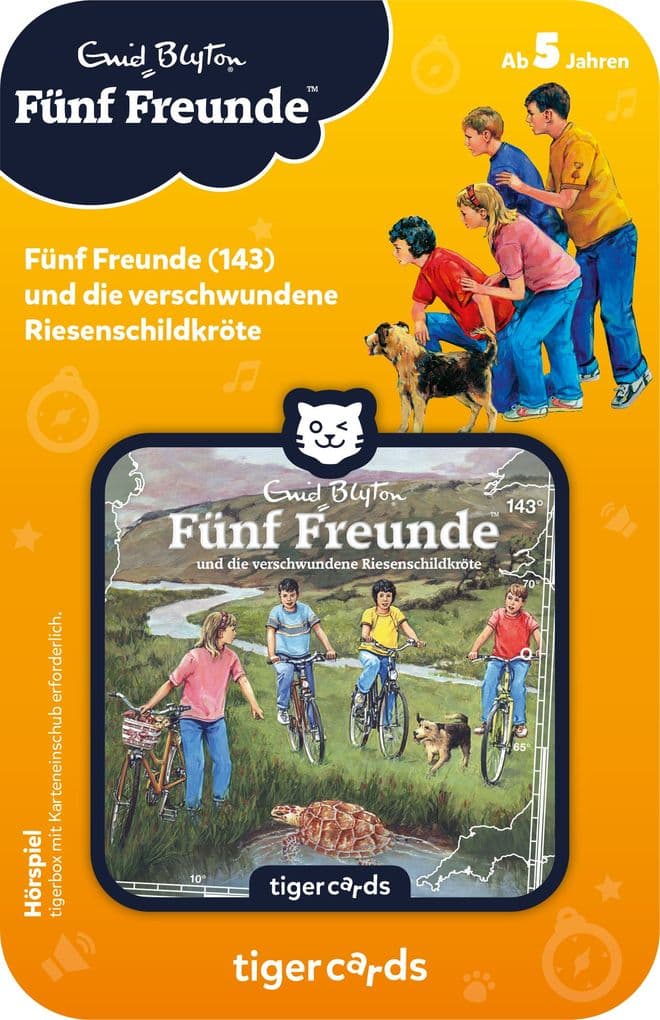 tigercard - Fünf Freunde - 143: und die verschwundene Riesenschildkröte
