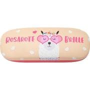 GRUSS & CO 47971 Brillenetui Motiv Rosarote Brille, Hartschale
