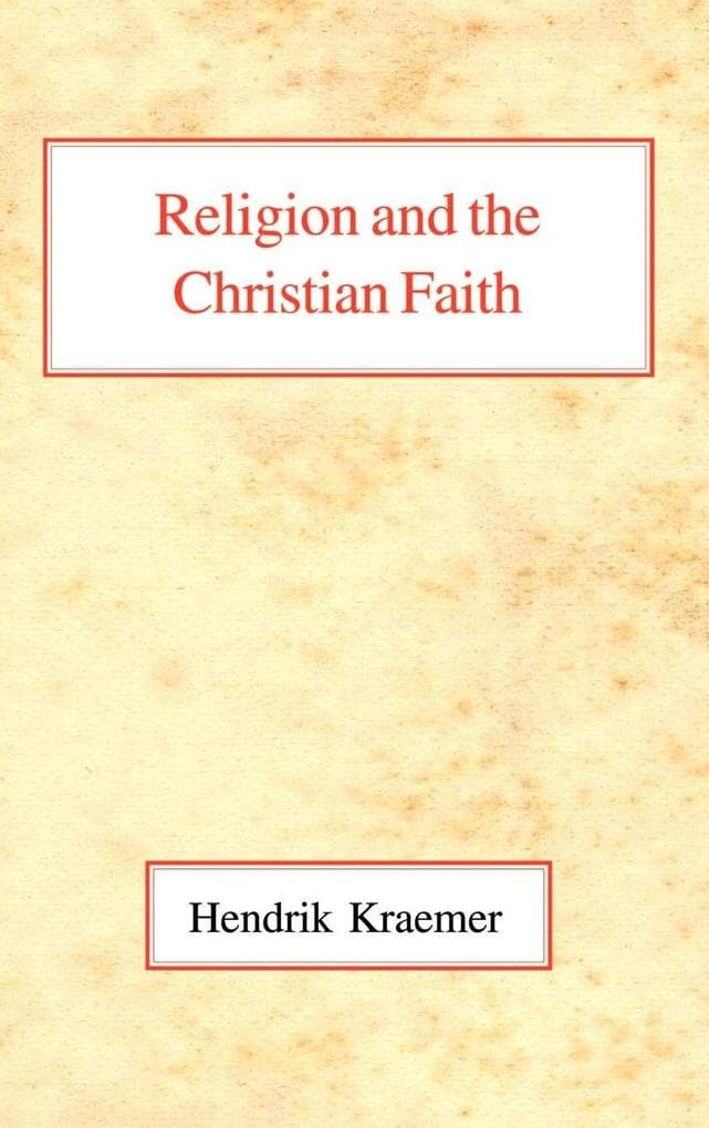 Religion and the Christian Faith