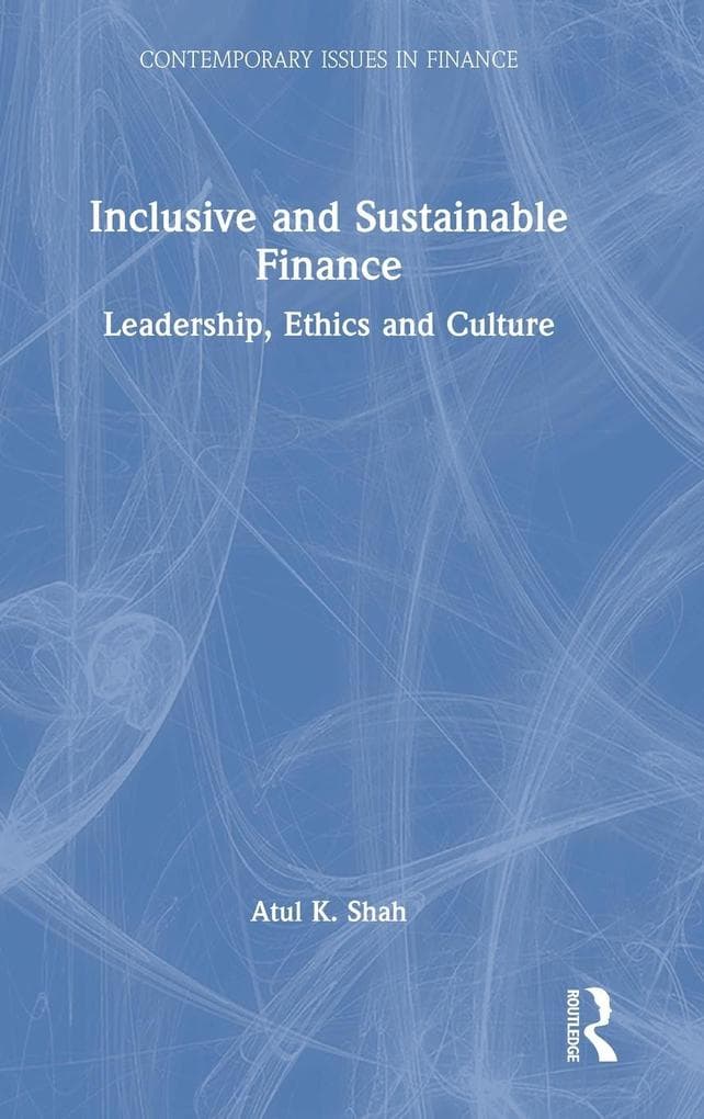 Inclusive and Sustainable Finance