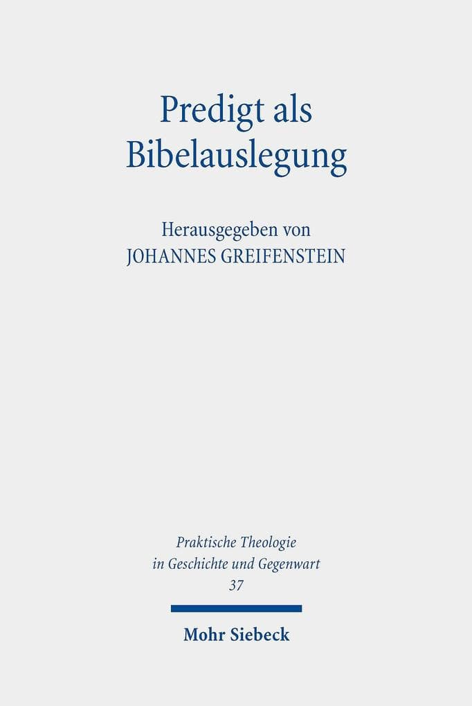 Predigt als Bibelauslegung