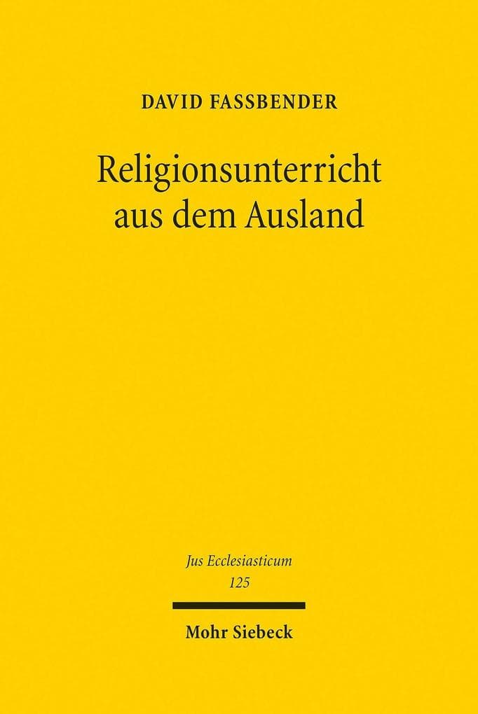 Religionsunterricht aus dem Ausland