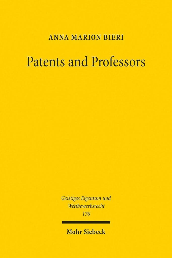 Patents and Professors