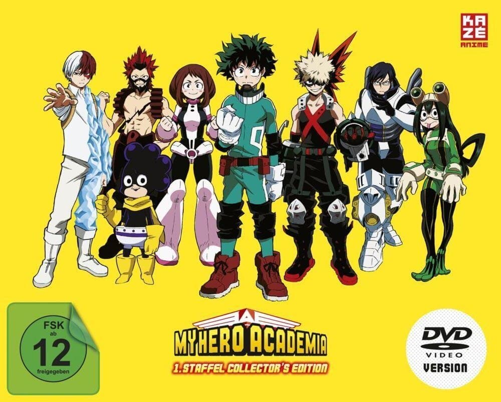 My Hero Academia - 1. Staffel - Gesamtausgabe - DVD Box (3 DVDs) [Collector's Edition]
