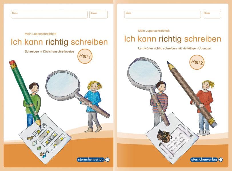 Mein Lupenschreibheft 1 und 2 - Ich kann richtig schreiben -