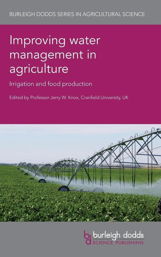 Improving water management in agriculture
