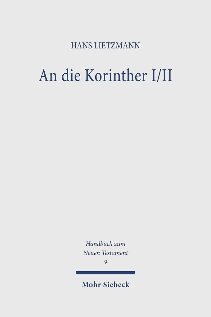 An die Korinther I/II
