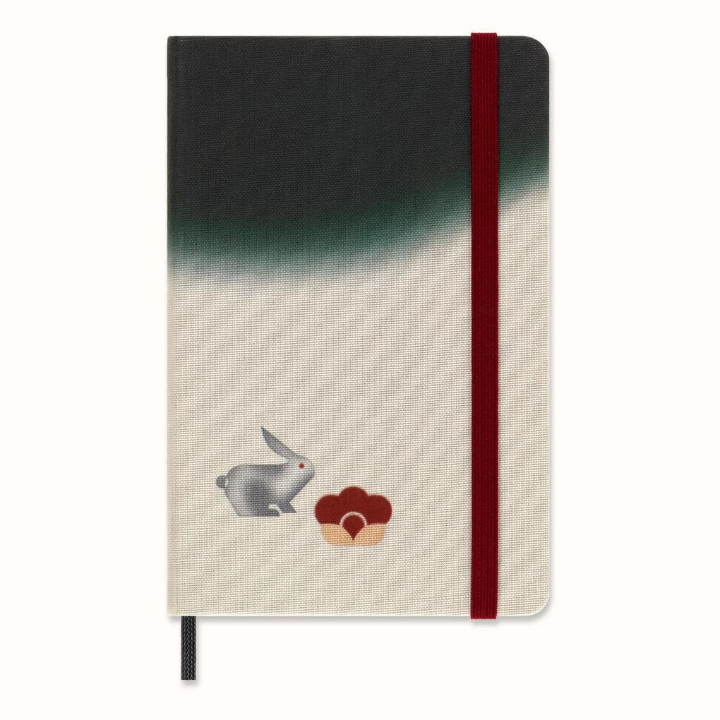 Moleskine Notizbuch - Jahr des Hasen, Pocket/A6 Liniert, Fester Stoffeinband, Minju Kim