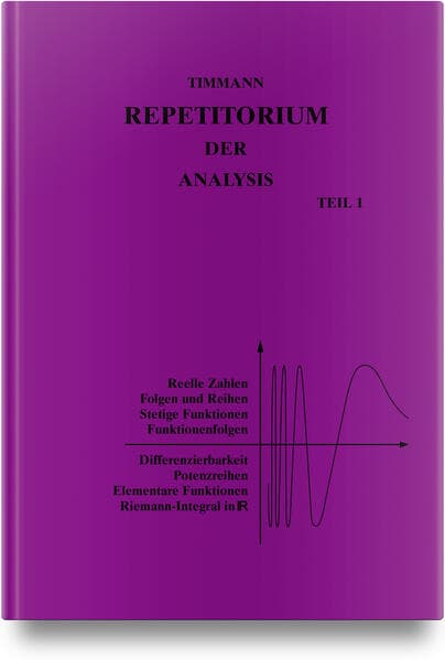 Repetitorium der Analysis, Teil 1