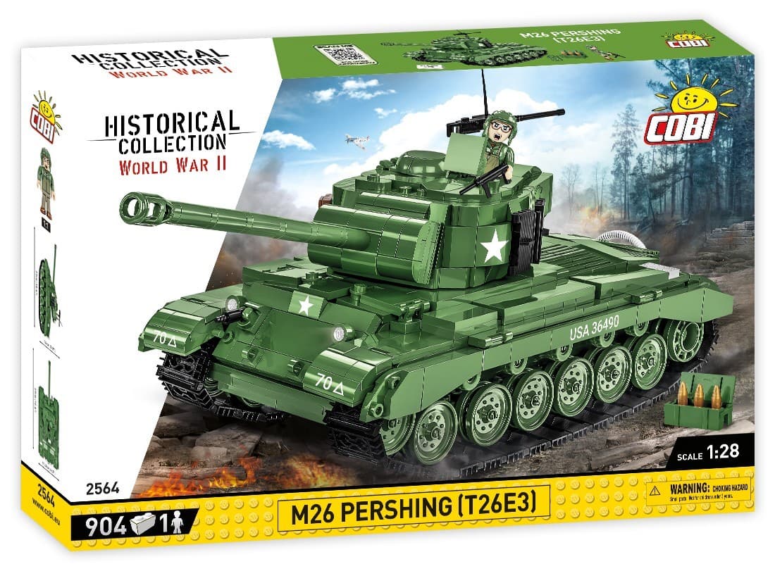 COBI 2564 - Historical Collection, Panzer M26 Pershing T26E3 WWII