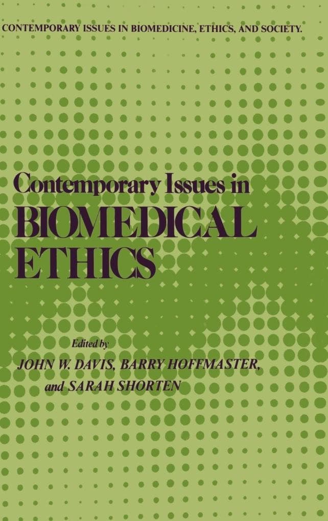 Contemporary Issues in Biomedical Ethics