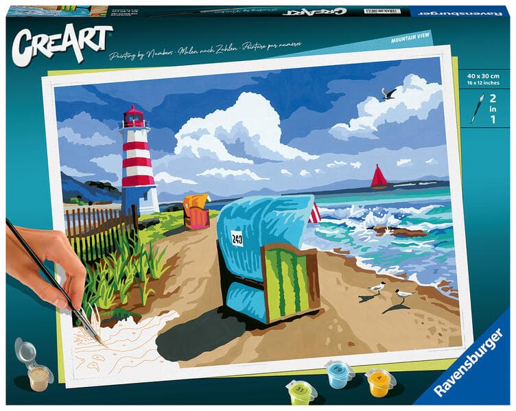 Ravensburger - Malen nach Zahlen - CreArt - Holiday on the Baltic Sea