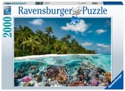 Ravensburger Puzzle 17441 Ein Tauchgang auf den Malediven - 2000 Teile Puzzle für Erwachsene und Kin