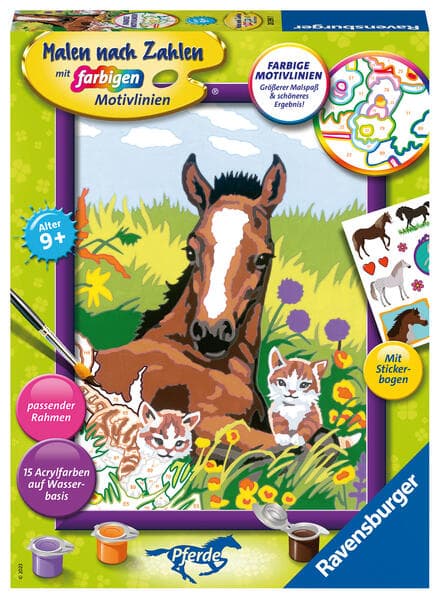 Ravensburger - Malen nach Zahlen - Süße Tierkinder