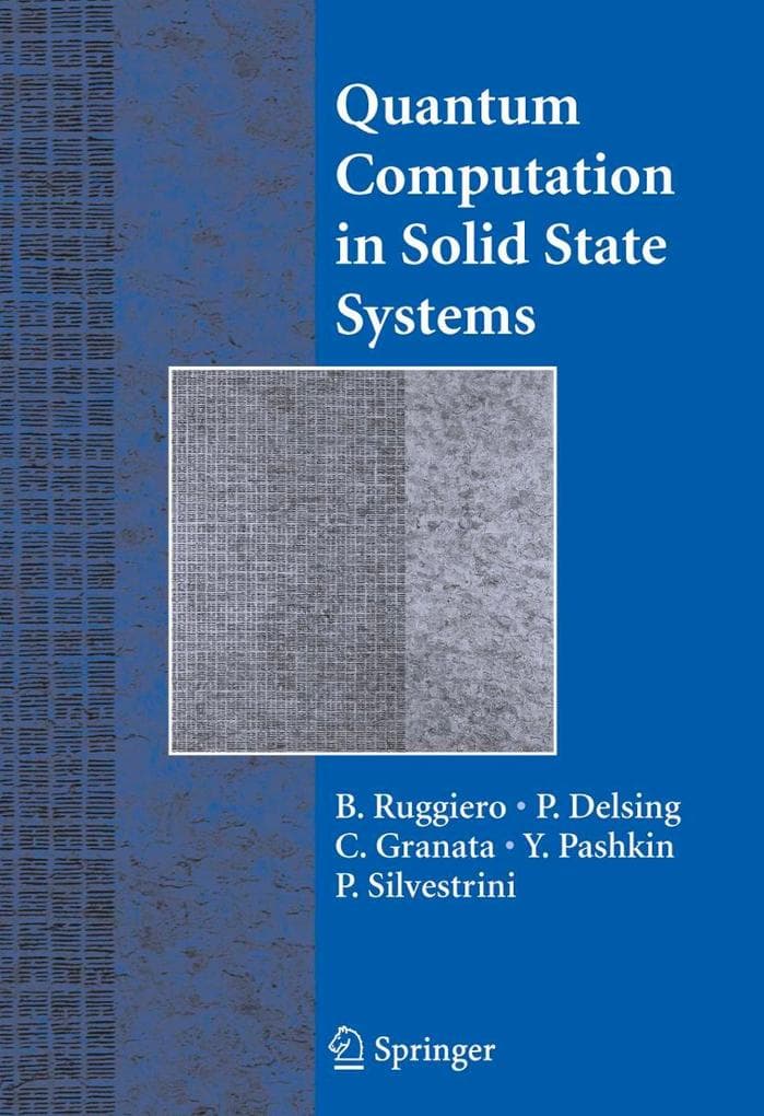 Quantum Computing in Solid State Systems