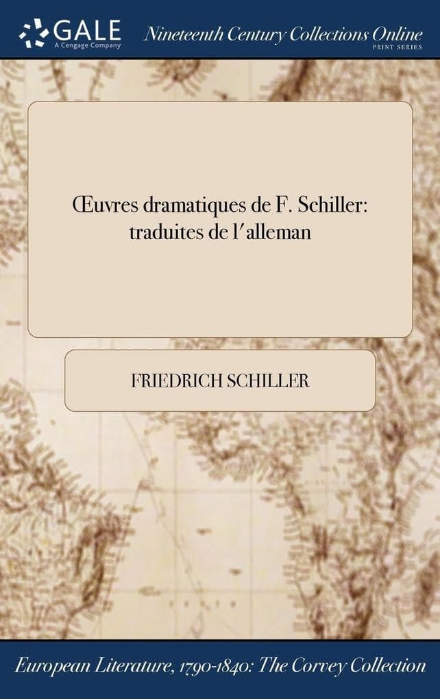 OEuvres dramatiques de F. Schiller