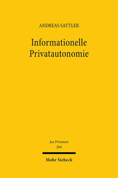 Informationelle Privatautonomie