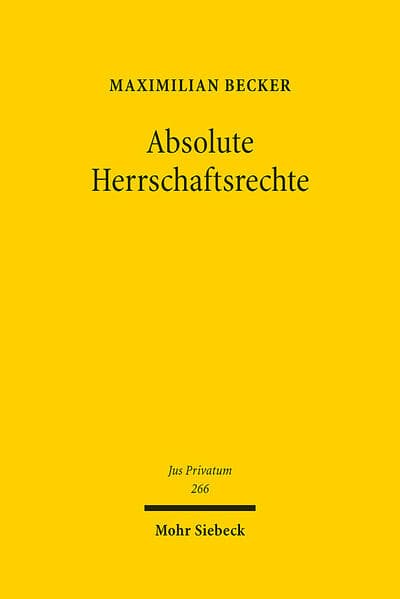 Absolute Herrschaftsrechte