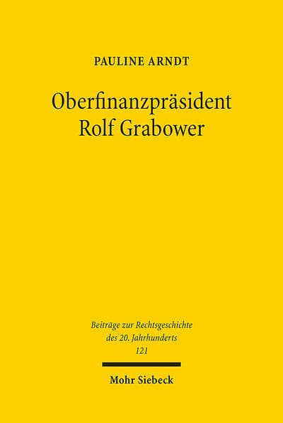 Oberfinanzpräsident Rolf Grabower