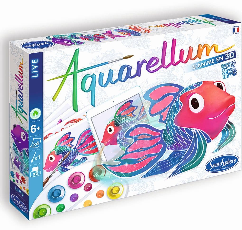 SentoSphere - Aquarellum Live 3D Meerestiere