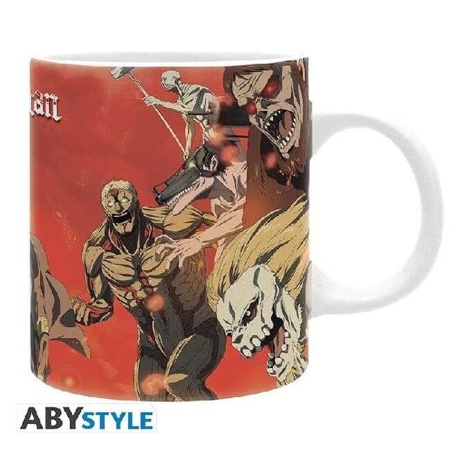 ATTACK ON TITAN Tasse 320 ml - Kampfsequenz Staffel 4