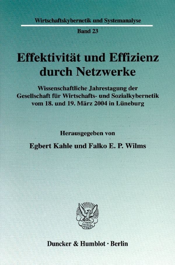 Effektivität und Effizienz durch Netzwerke