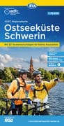 ADFC-Regionalkarte Ostseeküste Schwerin, 1:75.000, mit Tagestourenvorschlägen, reiß- und wetterfest,