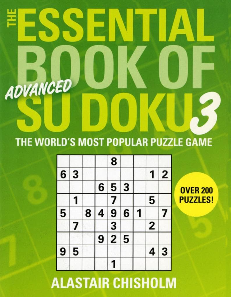Essential Book of Advanced Su Doku 3