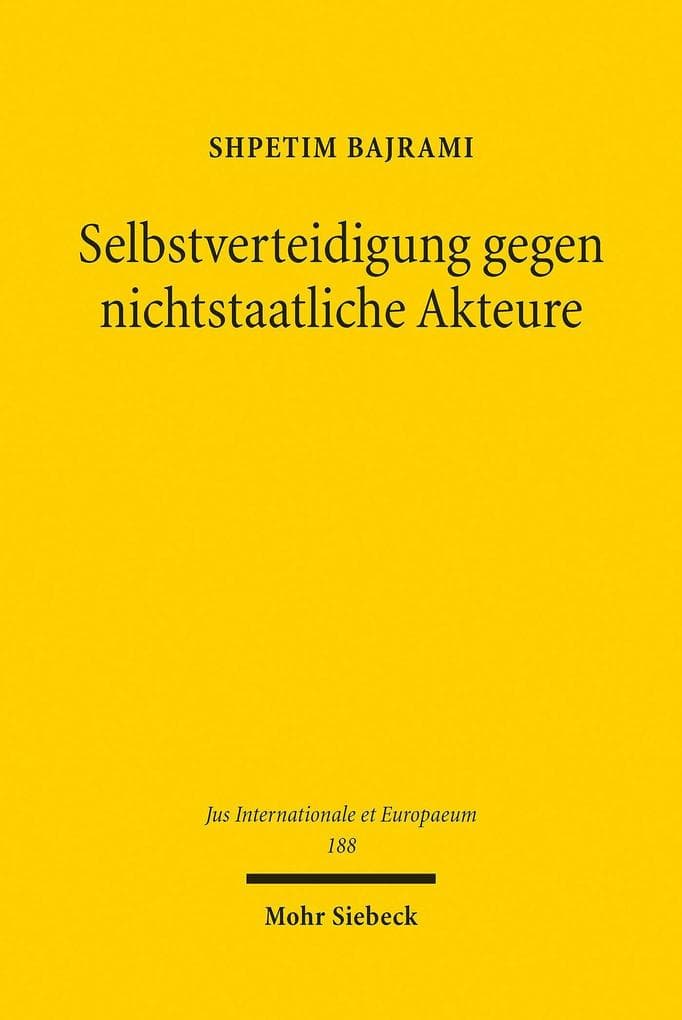 Selbstverteidigung gegen nichtstaatliche Akteure