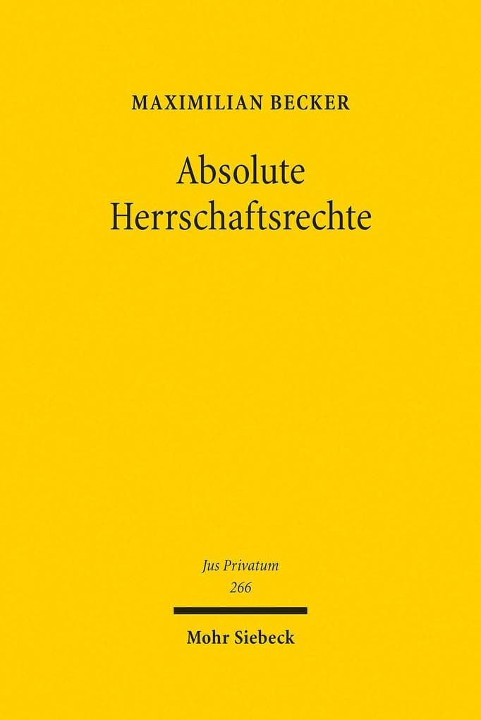 Absolute Herrschaftsrechte