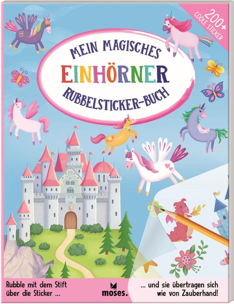 Mein magisches Rubbelsticker-Buch Einhörner