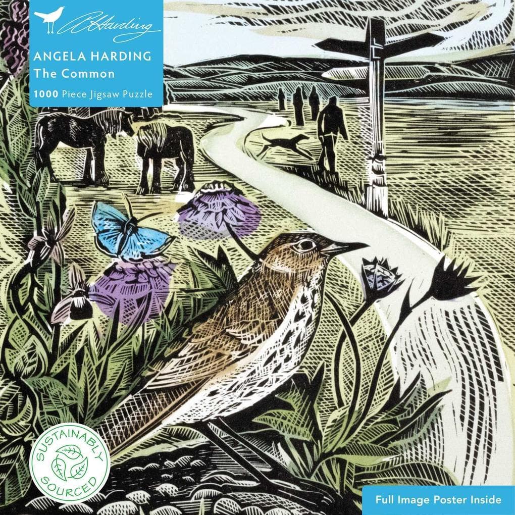 Adult Sustainable Jigsaw Puzzle Angela Harding: The Common