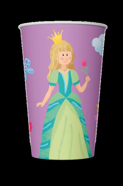Pappbecher-Set Prinzessin