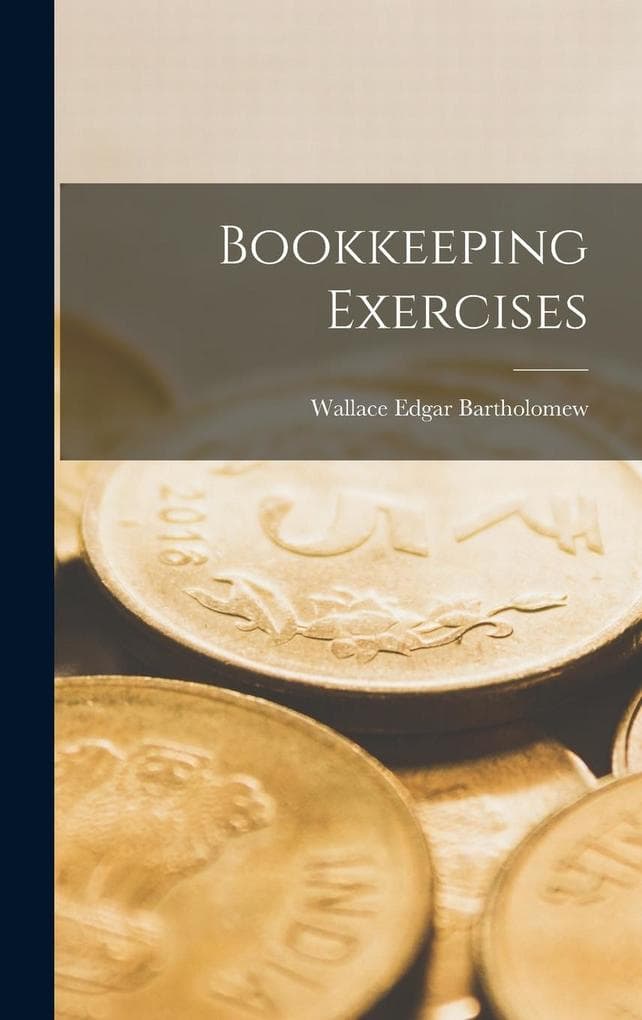 Bookkeeping Exercises