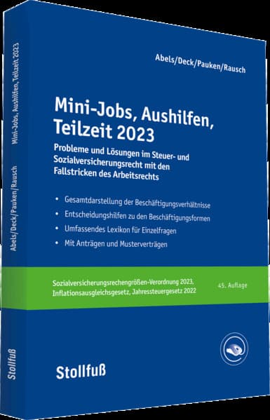 Mini-Jobs, Aushilfen, Teilzeit 2023