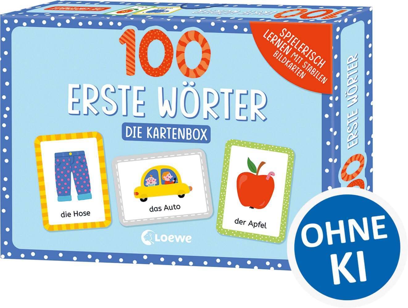 100 erste Wörter - Die Kartenbox: Spielerisch Sprechen lernen ab 18 Monaten