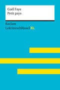 Petit pays von Gaël Faye. Lektüreschlüssel mit Inhaltsangabe, Interpretationen, Prüfungsaufgaben mit