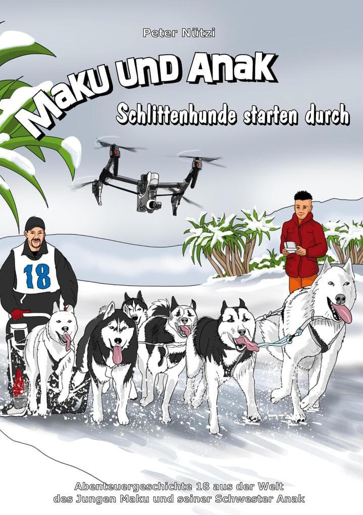 Maku und Anak Schlittenhunde starten durch