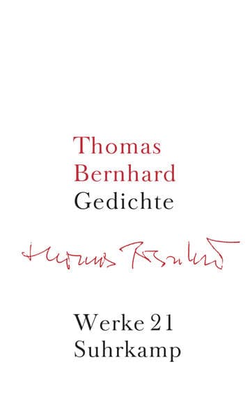 Werke 21. Gedichte