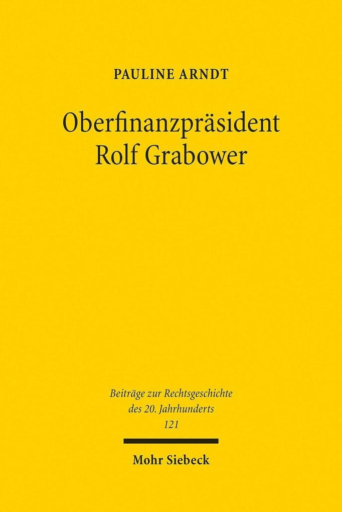 Oberfinanzpräsident Rolf Grabower