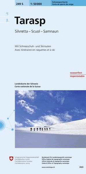 Swisstopo 1 : 50 000 Tarasp Ski